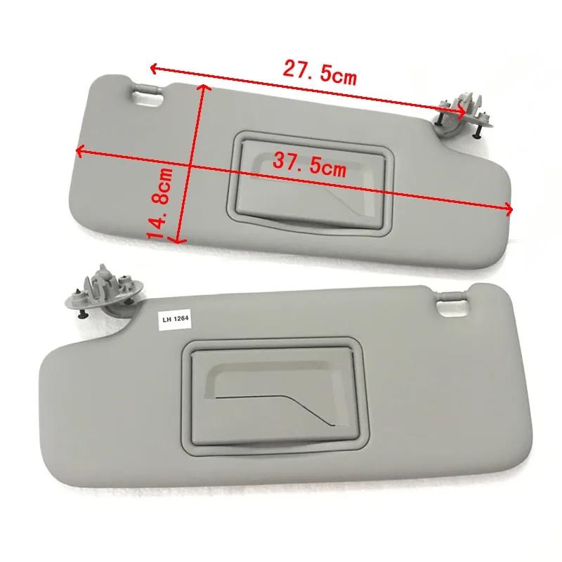Car Interior Sun Visor For Chevrolet Chevy Sonic 2012-2020 Spark 2013-2022 Aveo 2011-2015 Daewoo Matiz Panel With Makeup Mirror