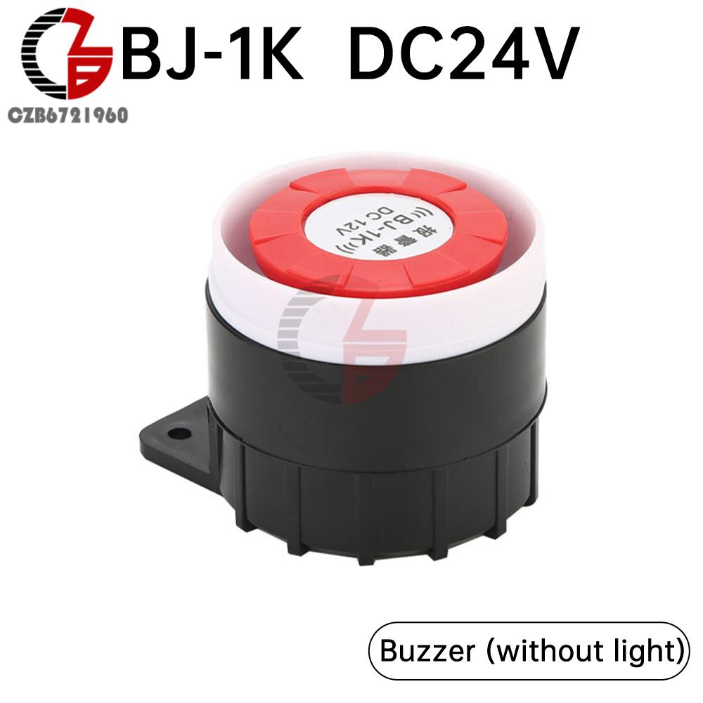 AC 220V DC 24V DC 12V Mini Alarm Siren Audio and Visual Alarm Anti-theft Buzzer High-decibel Security Piezo Buzzer Alarm Horn