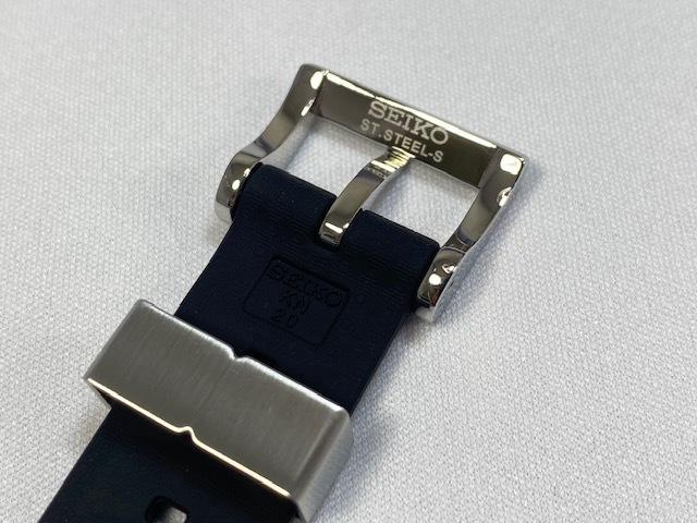 R03T013J0 SEIKO Prospex 20mm Silicone Band Black for Via SLA063J1/ 8L35-01P0 (Ships Nekoposu)