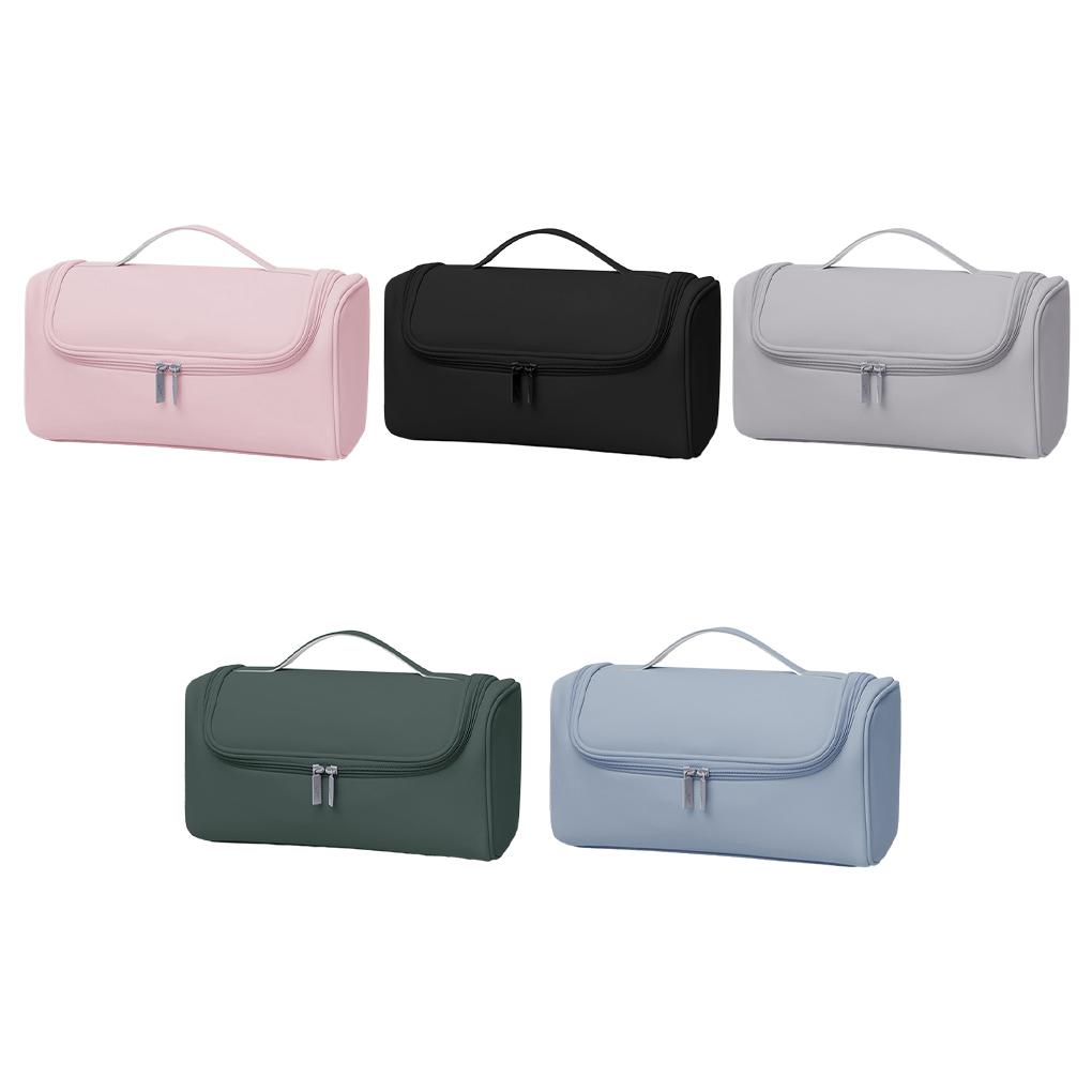 PU Hideable Hanging Hook Hair Dryer Case Portable Non-slip Storage Solution Makeup Pounch Handbag