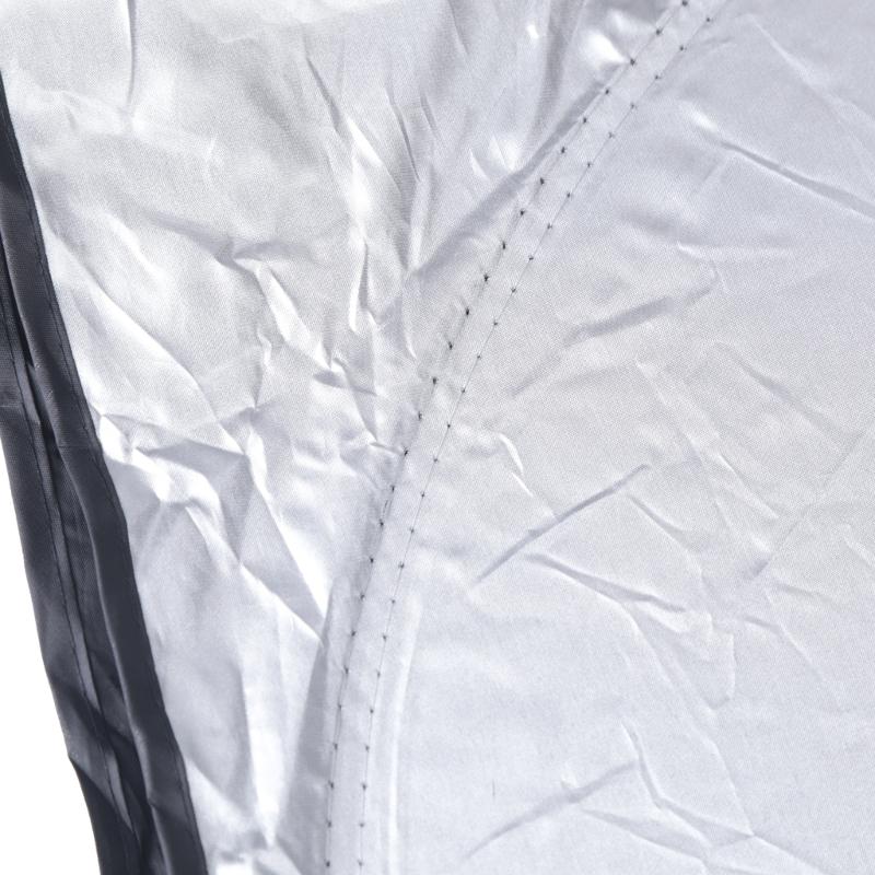 Car Sun Shade for Front Windshield Coverage, Foldable Nylon Window Sun Blocking Screen for Outdoor Parking, Easy Storage