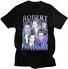 Robert Pattinson T Shirt Men Short Sleeve Vintage Rob Edward Cullen T-Shirt Summer Tee Tops Cotton Oversized T-Shirt Men