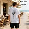 Men's Day of the Dead Graphic T-Shirt - Relaxed Fit, Breathable 2D Print with Fun Creative Pattern, Casual Short Sleeve Tees for Everyday Outdoor Wear