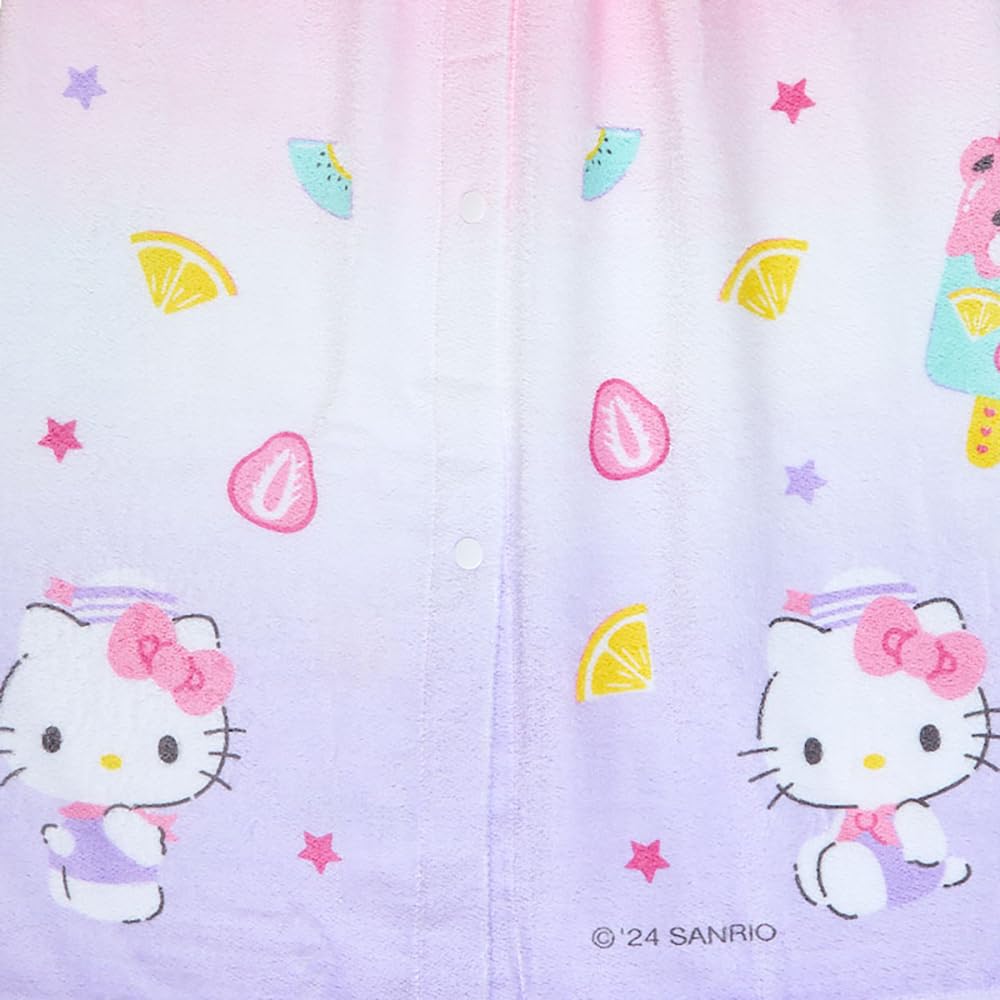 Sanrio Hello Kitty Wrap Towel 70cm x 115 x Character SANRIO 004588 (70 1cm)