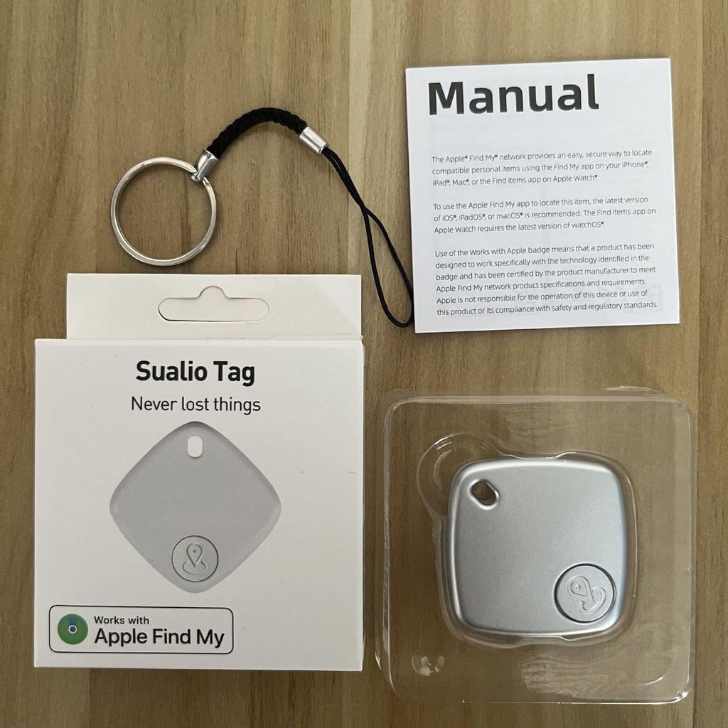 iTag Anti-Lost Device: Luggage Keychain Tracker with iOS FindMy Certification for Mobile Phone Locator
