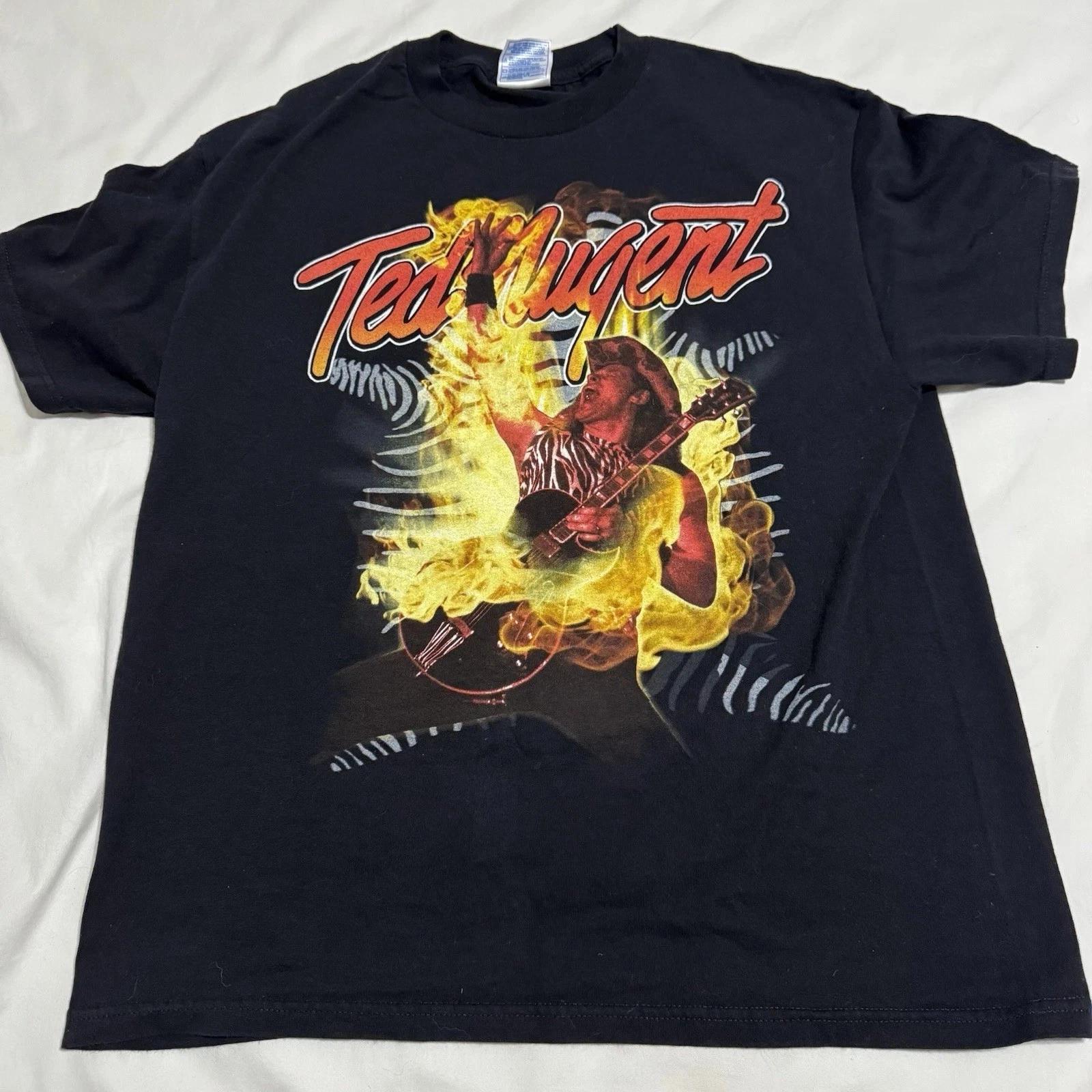 Hot Rare Weekend Warriors Ted Nugent Black S to 5XL Tee Shirt TU515 L