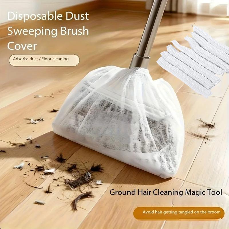 11-111pc Disposable Broom Dust Cover Ground Hair Cleaning Mop Replacement Covers Home Crevice Dust Adsorption Cleaning Tool
