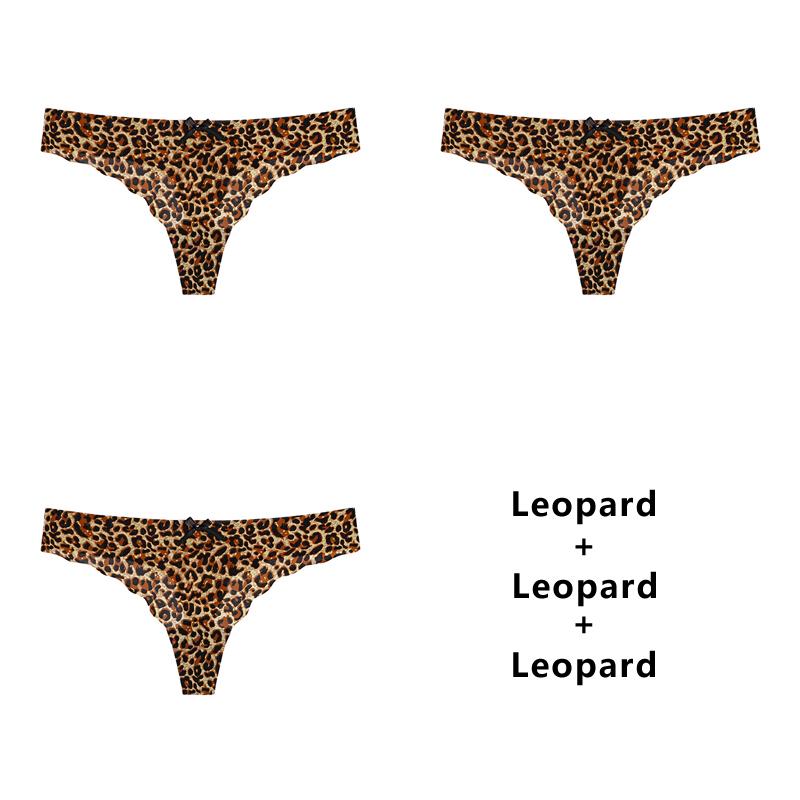 3PCS/Lot Seamless Panty Set Underwear T-back Female Comfort Intimates Fashion Ladies Low-Rise Briefs Panties Women Sexy Lingerie