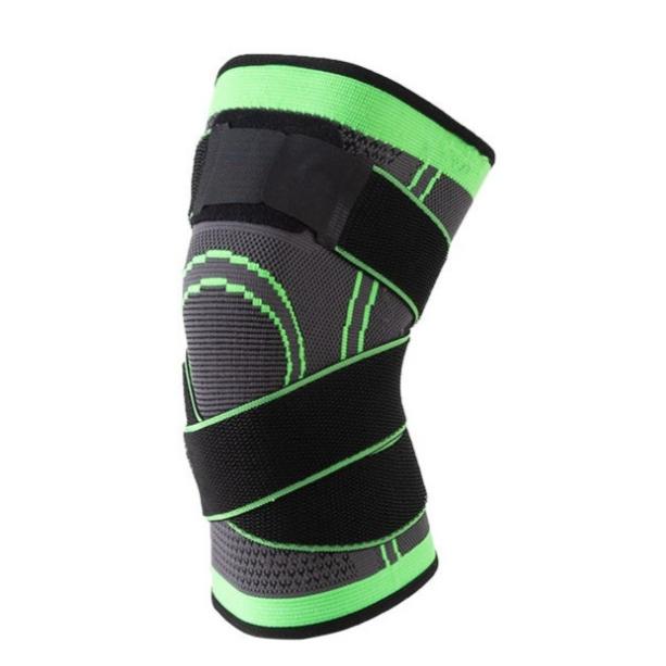 Sports Knee Pads  Eight-character Straps Pressurized New Nylon Breathable Basketball Football Volleyball Brace Protector BandageElastic and Breathable