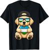 Uzbek Flag Dog Heart Heritage Outfit for Uzbekistan T-Shirt