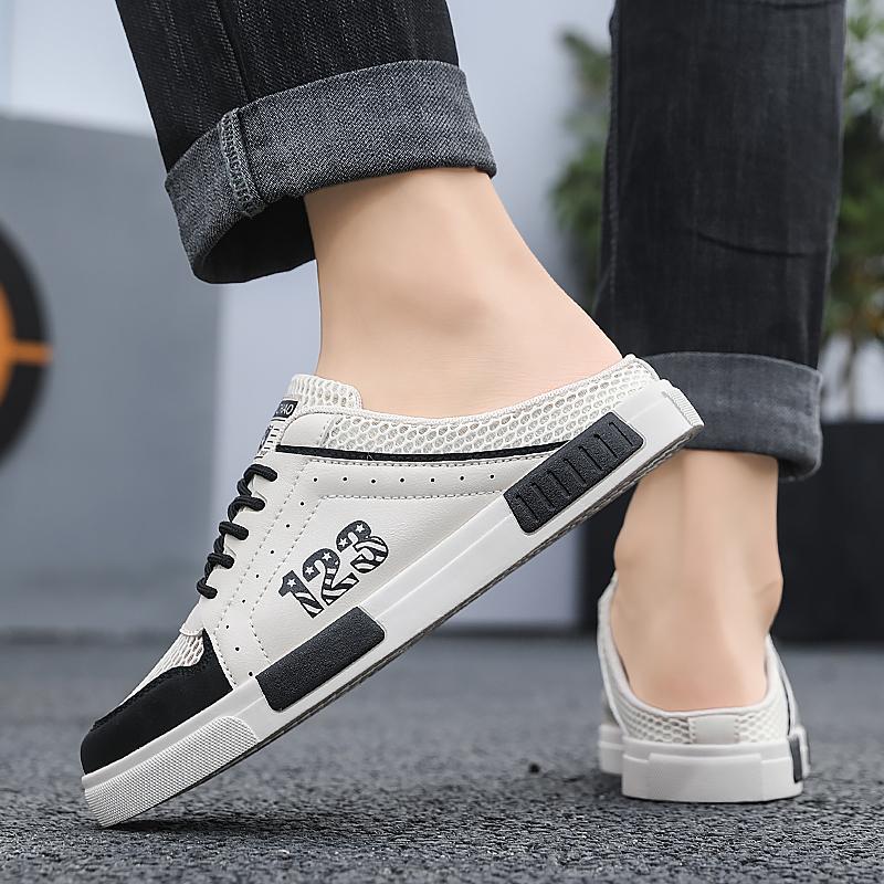 Pánská sportovní obuv Letní nazouváky Neformální pantofle Obuv Nadměrné tenisky pro studenty Sandály Nadměrné