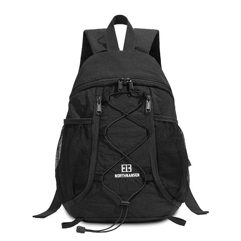 

Рюкзак, Походная сумка, Прочная и модная дорожная сумка, Легкий рюкзак, Студенческий рюкзак для поездок One Size чёрный