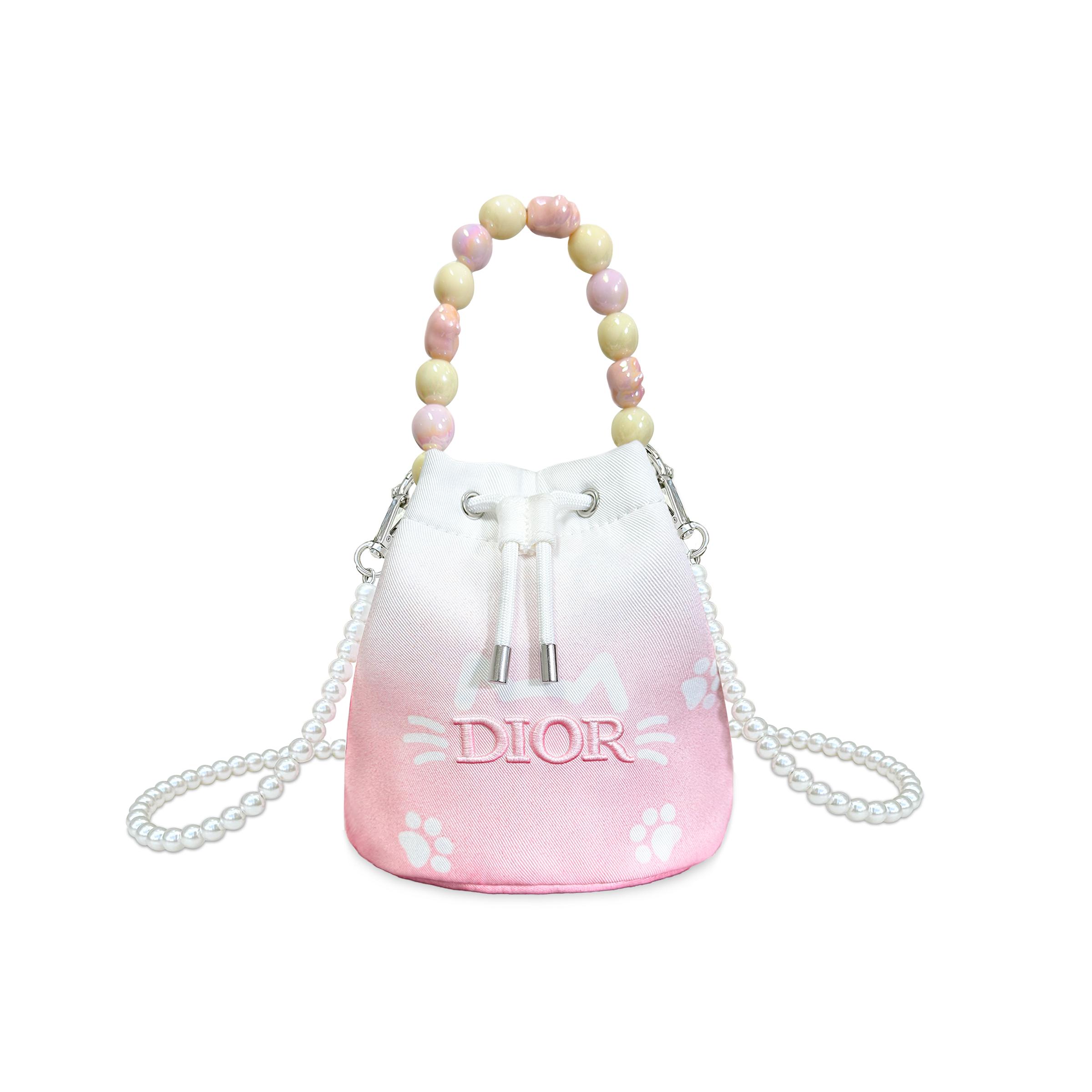 

Ручная работа DIY Сумка для макияжа из переработанных материалов в стиле Dior White