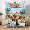Tad, the Lost Explorer Print Flannel Blanket High Quality Warm Comfortable Cover for All Seasons Perfect for Gifts Home Decor