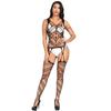 Sex Clothes Porous One-piece Jacquard Leakage Milk Open Gear Leakage Hip Mesh Suit