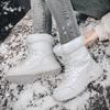 Winter Hiking Shoes Women Warm Plush Snow Boots Women High Quality Lace-up Comfortable Ankle Boots Outdoor Waterproof  Boots