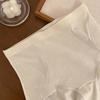 Ladies Summer Light Luxury Light Belly Lift Hip Lace Splicing High Waist No Scar Ice Silk 10A Antibacterial Crotch Triangle Briefs
