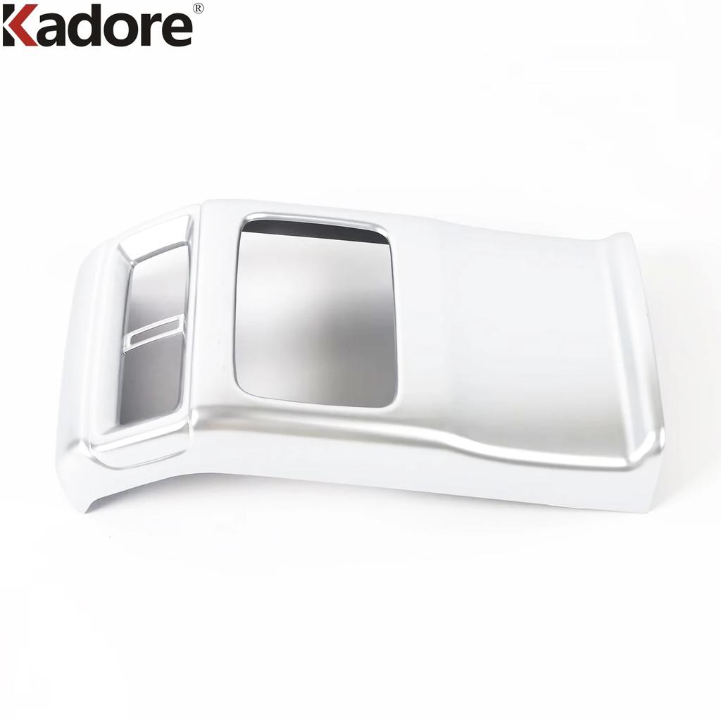 For Honda CRV CR-V  2024 Carbon Fiber Car Armrest Box Rear Air Condition Vent Outlet Cover Trim Interior Accessories