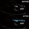 LED Daytime Running Light Scan Starting Car Hood Atmosphere Light Strip 180CM Waterproof Auto Exterior Decorative Ambient Lamp