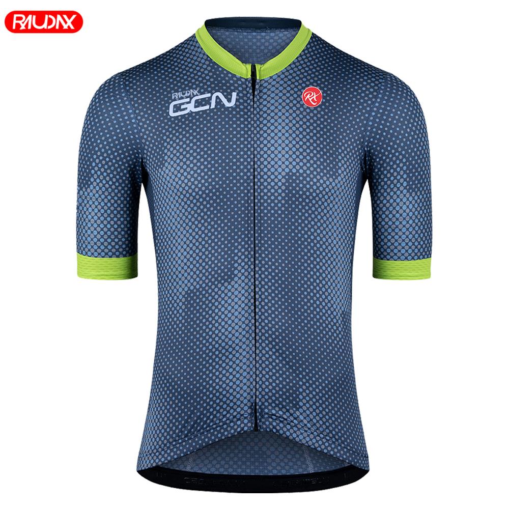 Raudax Gcn Team Cycling Clothing Summer Cycling Set MEN Mountain Bike Bicycle Wear Triathlon Bike Jersey Set 2026 summer breathable cycling suit set