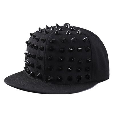 New Street Personalized Fashion Rivet Duck Tongue Hat Hip Hop Street Dance Flat Edge Baseball Hat