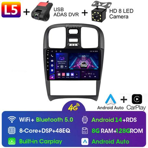 Android12 4G+WIFI For Hyundai Sonata 2003-2009 Car Radio Multimedia Video Player 2 Din Dvd Carplay GPS Autoraido