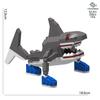 Tungtungtungsahur Mutated Wooden Stick Human Crocodile Building Block Model Toy Brainrot Figurine Figurine