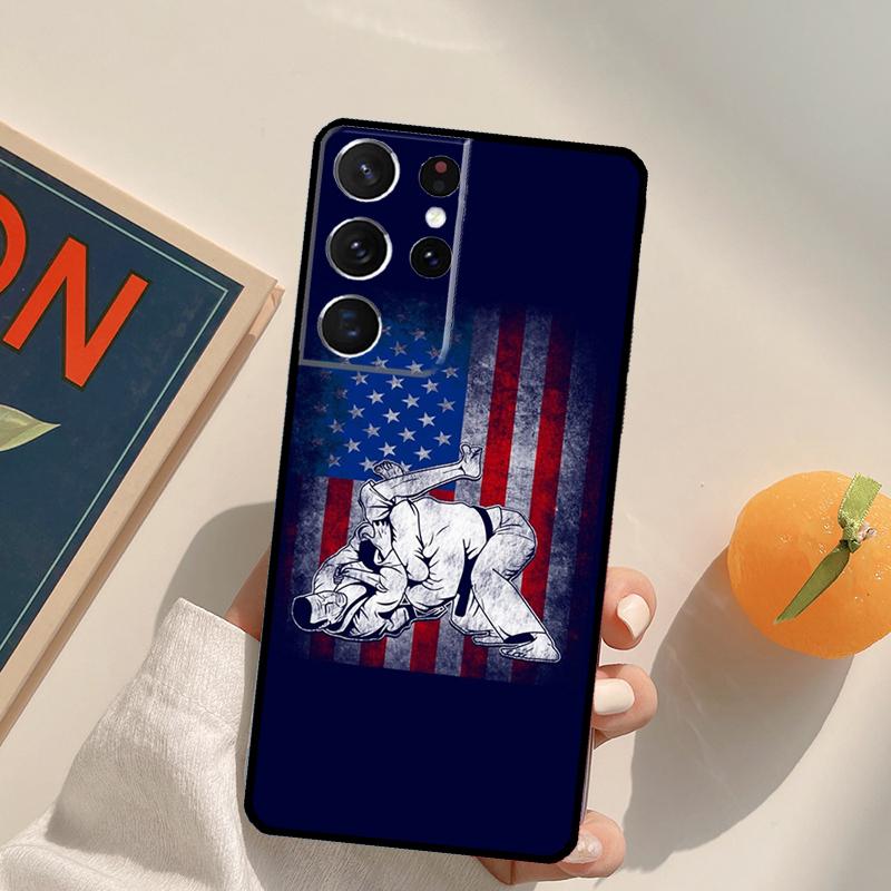 BJJ Brazilian Jiu Jitsu Phone Case For Samsung Galaxy S23 S26 Ultra S20 S21 S22 S24 S25 S10 Plus S25 FE Back Cover