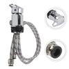 Stainless Steel RV Shower Mixer Tap Outlet Steel Tails 400 Mm With 12mm Guest/Whale Push Fit End G 1/2'' Outlet
