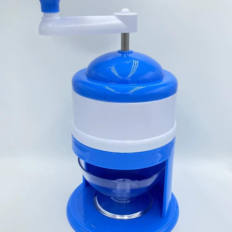 Portable Hand Crank Snow Cone Machine Manual Shaved Ice Maker Perfect For Summer Parties And Slushy Making Kitchen Tools
