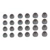24pcs Silicone Earbud Tips Replacement Comfort Silicone Earplugs To Block Excess Noise for 3.8mm To 5.8mm Earphones
