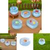Micro Landscape Dollhouse Noctilucent Fish Tank With Resin Creative Decor For Living Room Tabletop Display