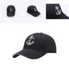 Stylish Men Women Baseball Hat With Embroidered Sailor Anchor For Outdoor Activities