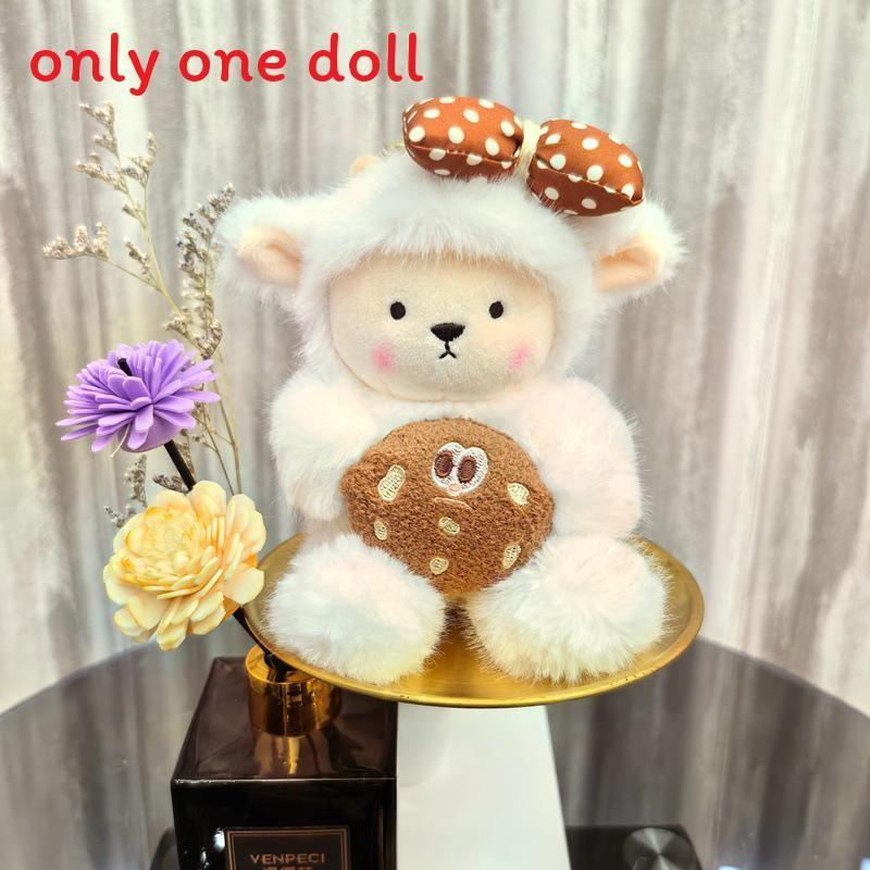 Animal Plush Keyring With Long Plush Material For Teen Girl Backpack Charm
