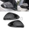 Side Rear View Mirror Cover Caps Signals For VW Golf 7 MK7 7.5 GTI For Touran 2013- Bright Black Mirror Case Car