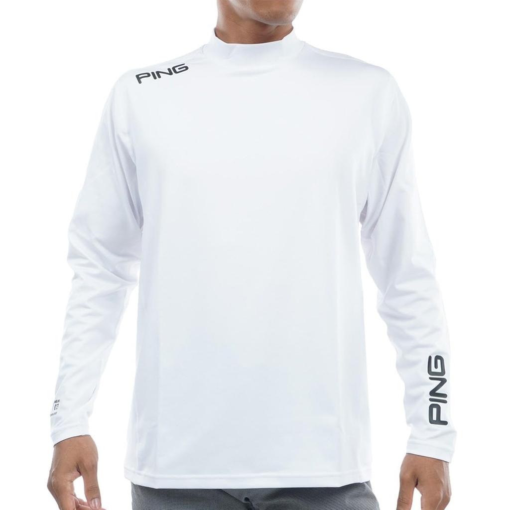 Long Sleeve High Neck Shirt Golf Innerwear L [Pin Apparel] Men's [AddElm Series] (ADD.03 Technology) / / 621-3266801 030_White