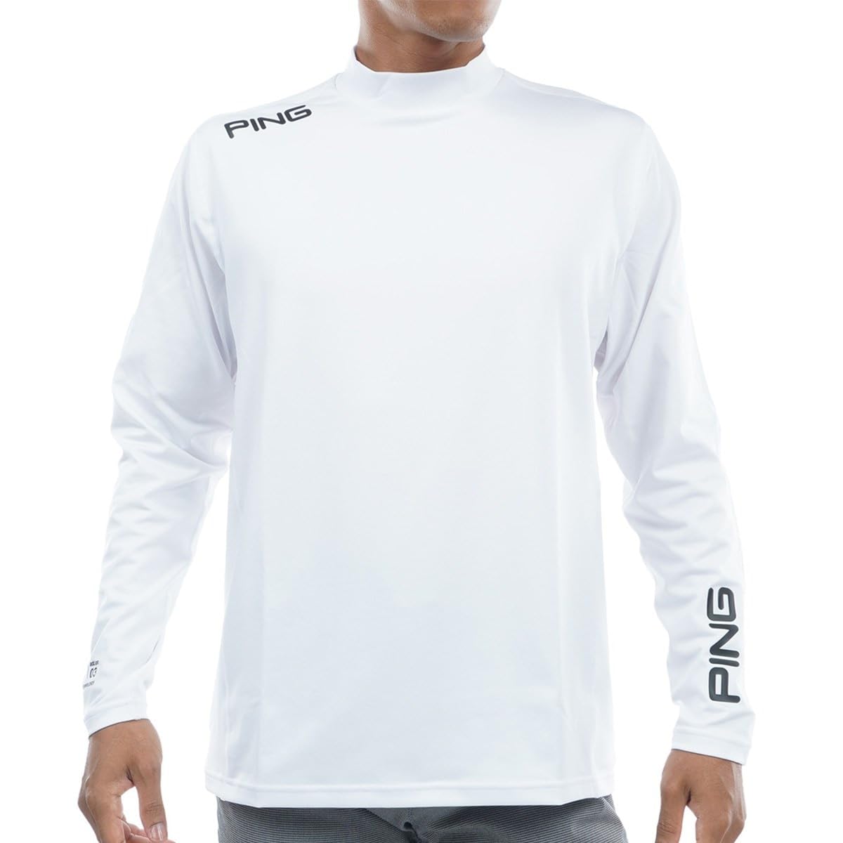 

Long Sleeve High Neck Shirt Golf Innerwear L [Pin Apparel] Men s [AddElm Series] (ADD.03 Technology) / / 621-3266801 030_White