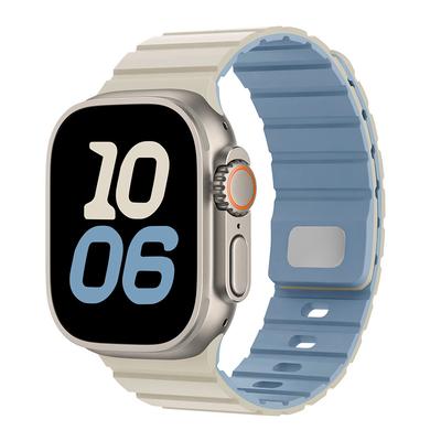 Suitable for Apple S10 Watch Silicone Strap 42mm/46mm Magnetic Suction Ultra2 Silicone Men's and Women's Strap
