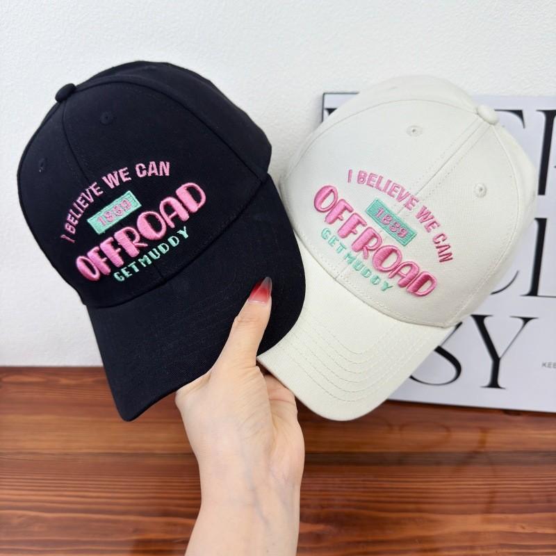 Baseball Cap Women Spring Summer Mesh Embroidered Sun Protection For Travel And Outdoors