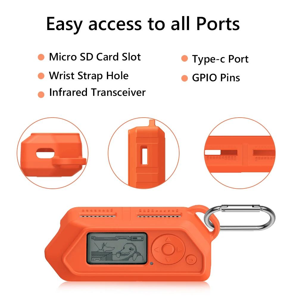 Silicone Protective Case For Flipper Zero Game Console Anti-slip Case Housing Protective Cover For Flipper Zero Game Accessories