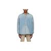 SS23 Eternal Series Non-Stretch Denim Shirt Fading Throughout 5 Year Indigo Back Logo Patch Long Sleeve Shirt Men Shirts FOG-SS23-760