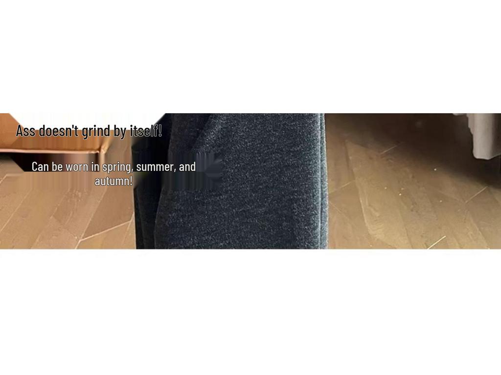 Petite 150cm Soft Velvet Casual Sports Pants - Slimming, Flesh-Covering, Height-Enhancing, Floor-Length, Autumn/Winter XS