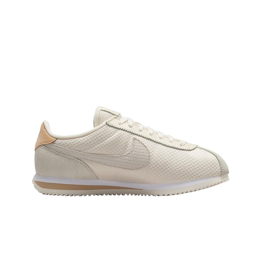 Nike Cortez Μαργαριταρένιο Λευκό Διχτυωτά Γυναικεία Αθλητικά Παπούτσια Κρεμ Απαλό-Ελεφαντοστού Vachetta-Tan IB8879-211