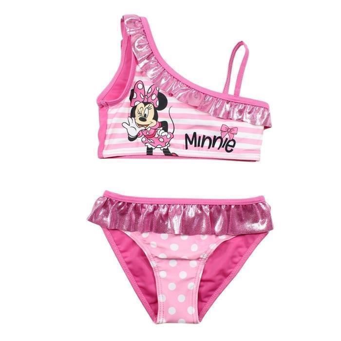 Maillot de bain - MINNIE - MIN24-0470 S1-5/6A - Rose - Enfant