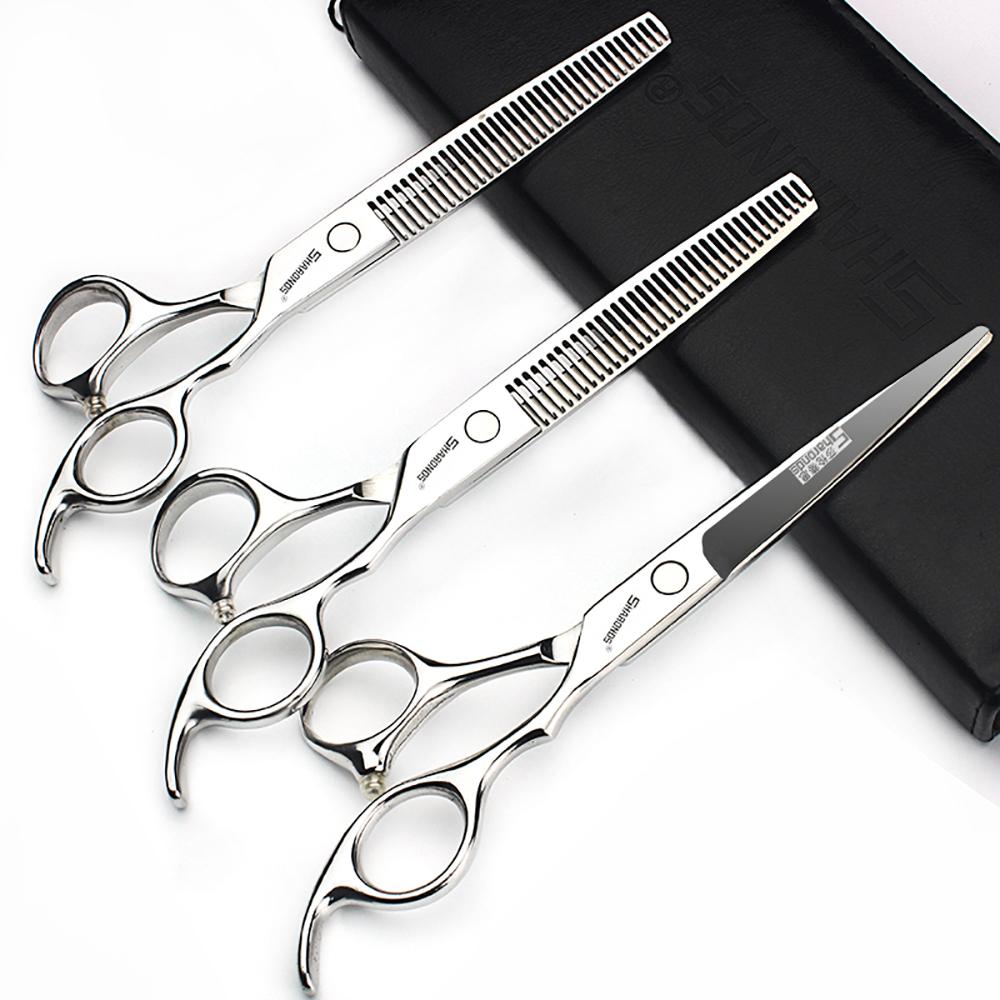 Professionelle Haarschere, spezielle flache Schere von Hair Gallery, Schere mit dünnen Zähnen, 6,5-Zoll-Haarscheren-Werkzeugset.