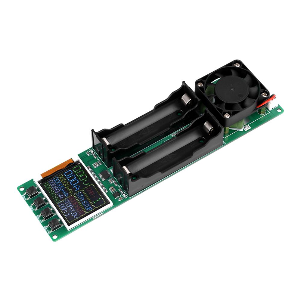 Dual Channel 18650 Lithium Battery Capacity Tester Resistance Tester Battery Power Detector Module Dual Type-C Interface