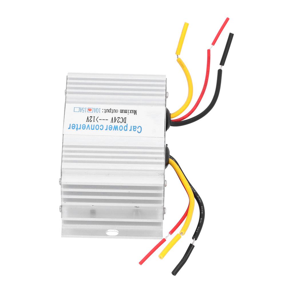 Convertidor de Voltaje de Fuente de Alimentación DC24V a 12V 10A Reemplazo para Coches Marino Energía Solar Eólica Emergencia