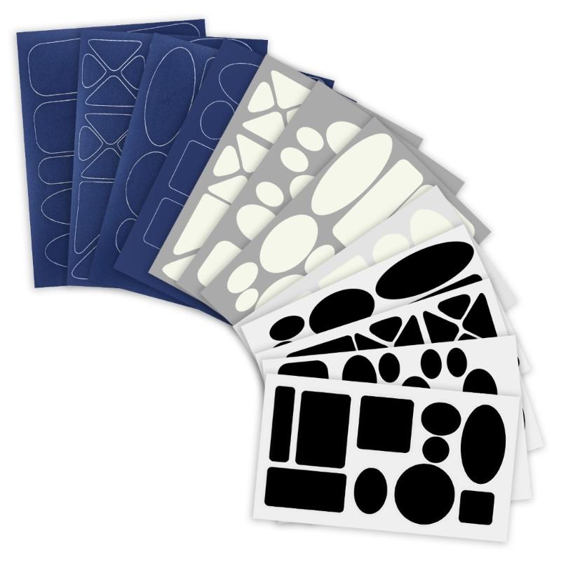 4 Pcs Adhesive Fabric Patches Waterproof Down Jackets Repair Patches for Skiing Hiking Winter Sleep Bags