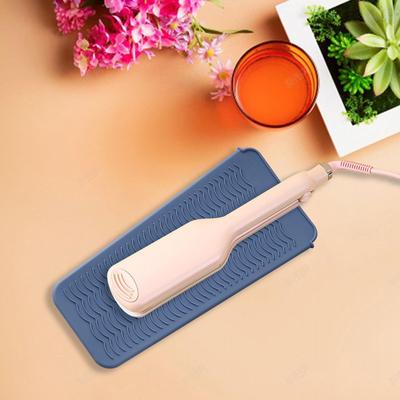 Silicone Heat Resistant Travel Mat Pouch for Curling Iron Barber Travel Case