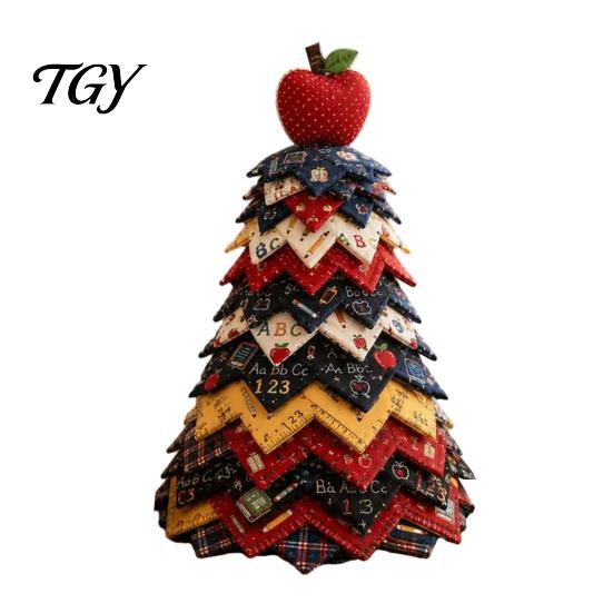 Crafting Materials for Kids DIY Christmas Tree Craft Kit, Handmade Art Crafts And Easy Sewing Kit Beginners Adults, Interactive Fabric Set Holiday